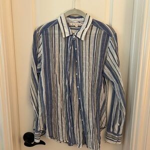 Xirena women’s Blue Striped Shirt